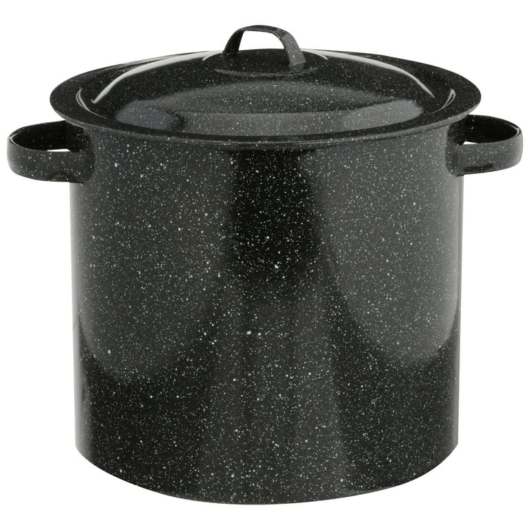 Granite Ware 12-Quart Stock Pot - Black