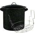 thumbnail image 1 of Columbian Home Products Granite Ware Enamel Steel Water Bath Canner - 15.5 Qt, Black, 3 Piece — Residential Use, Standard Application, 1 of 1