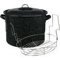 thumbnail image 1 of Granite Ware 21.5 Quart Water Bath Canner, Large Enamel Canning Pot with Rack, Canning Supplies for Jam, Salsa and Pickles, 1 of 10