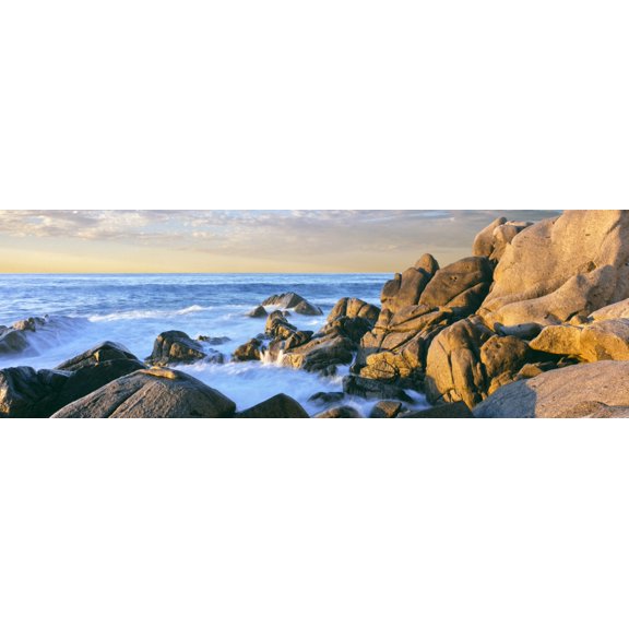 Granite boulders on the coast Lands End Baja California Mexico Canvas Art - Panoramic Images (27 x 9)