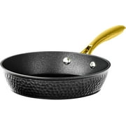 Granitestone Charleston Nonstick Frying Pan 12 inch Skillet Cooking Pan Induction Cookware Deep Fry Oven Safe Hammered, Black