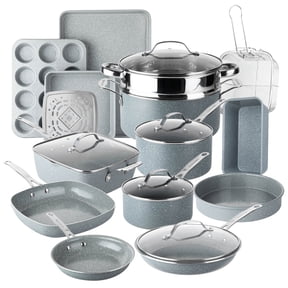 Rachael Ray 14-Piece Nonstick Cookware Set, Porcelain Aluminum Pots and ...