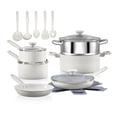 thumbnail image 1 of Granitestone 20 Pc Pots and Pans Set Non Stick Cookware Set with Steamer, Cooking Utensils and Pad Protectors, Stay Cool Handles, Oven and Dishwasher Safe, 1 of 10