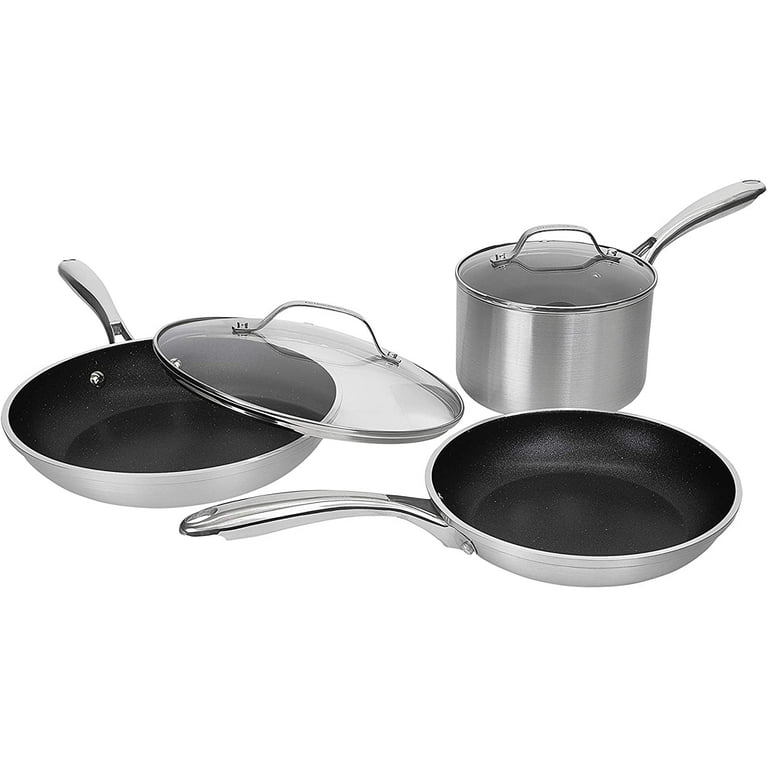 Stone Cookware Ultra Nonstick Pots and Pans with Stone-Derived