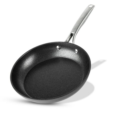 GraniteStone Armor Max 12 Inch Nonstick Frying Pan, 8x Longer Lasting Non Stick Hard Anodized Aluminum Frying Pan, Easy Clean, Oven Safe, Electric Stovetop Compatible