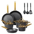 thumbnail image 1 of Granitestone Armor Max 14 Pc Pots and Pans Set Non Stick, Induction Cookware Sets, Kitchen Cookware Sets, Nonstick Cookware Set, Non Stick Pot and Pan Set, Hard Anodized, Oven and Dishwasher Safe, 1 of 10