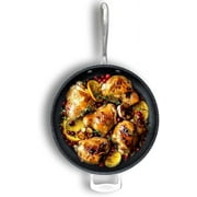 Granitestone Diamond Nonstick Frying Pan 14" inch Large Skillet Fry Pan with Helper Handle Non Toxic Cooking Pan Cookware Black