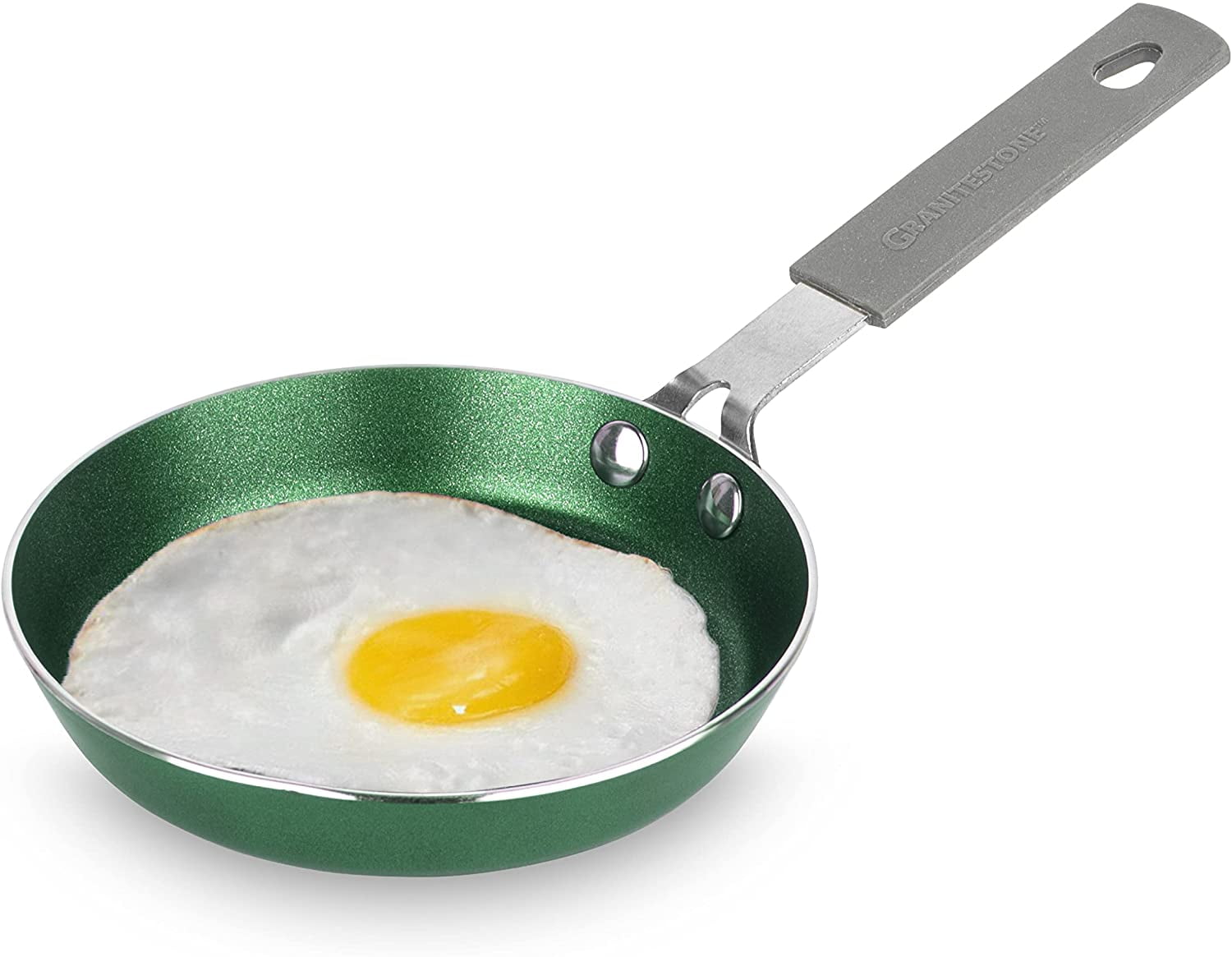 Frying Pan Nonstick, 9.5 Inch Pink Egg Pan, Non Stick Fry Pan 100% PTFE  PFOA-Free Omelet Pan, Toxin-Free Skillets Stone Cookware, Anti-Warp Base  with