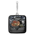 Granitestone Grill Pan 10.25" Nonstick and Scratchproof Stovetop