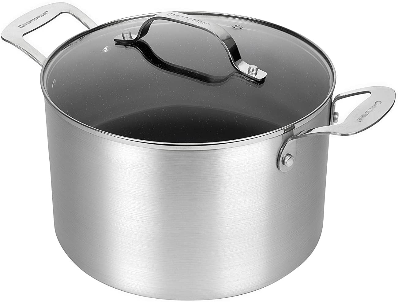 Millvado Granite 5 Qt Stockpot, Nonstick Soup Pot With Lid, Speckled Enamel  Ware Cookware, Large Stock Pot For Boiling and Cooking, Big Granite Cooking  Pot for Stovetop, Campfire, Outdoor Stove 