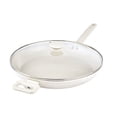 thumbnail image 1 of Granitestone 14 Inch Non Stick Frying Pans with Lid, Large Frying Pans Nonstick with Lid, Skillet with Helper Handle, Multipurpose Nonstick Frying Pan with Lid, Dishwasher Safe, 1 of 10