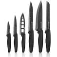 thumbnail image 1 of Granitestone Nutriblade Knife Set, High Grade Professional Chef Kitchen Knives Set, Toughened Stainless Steel with Nonstick Mineral Coating, Rubberized Ergonomic Grip, Dishwasher Safe, 1 of 11