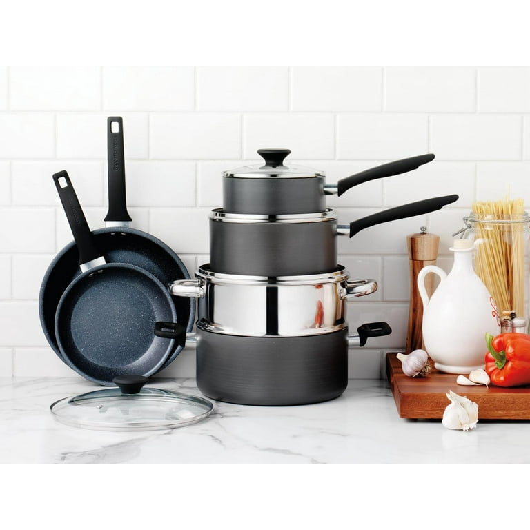 Professional Stainless Steel Pots and Pans Set, 17PC Induction
