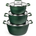 thumbnail image 1 of Granitestone 6 Pc Pots and Pans Set Non Stick, 1.5Qt, 3Qt, & 5Qt Nesting Pots Set for Cooking with Induction Cookware Set, Space Saving, Non Toxic, Dishwasher Safe, 1 of 7