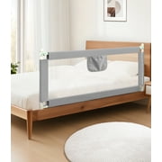 Granlass Baby Bed Rail for Toddlers, Swing Down Kids Bed Guard, Safe and Adjustable, Full Beds