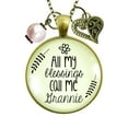 thumbnail image 1 of Grannie Necklace My Blessings Gutsy Goodness Female Adult Bronze Metal Jewelry, 1 of 8