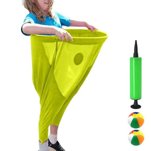 Granny Pants Outdoor Game with 2 Bouncy Balls, Granny Pants Yard Game, Bocce Ball Game Set, Giant Outdoor Recreational Tossing Games, Team Relay Family Reunion Party Field Game Set