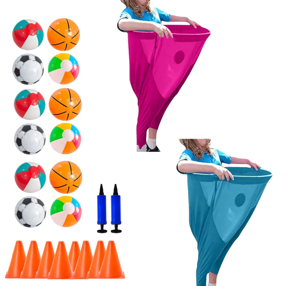 Granny Pants Outdoor Game, No Hands Multi-Player Courtyard Giant Granny Pants, Wacky Granny Pants Giant Outdoor Recreational Tossing Games for Team Building, Birthday Parties and Family Fun