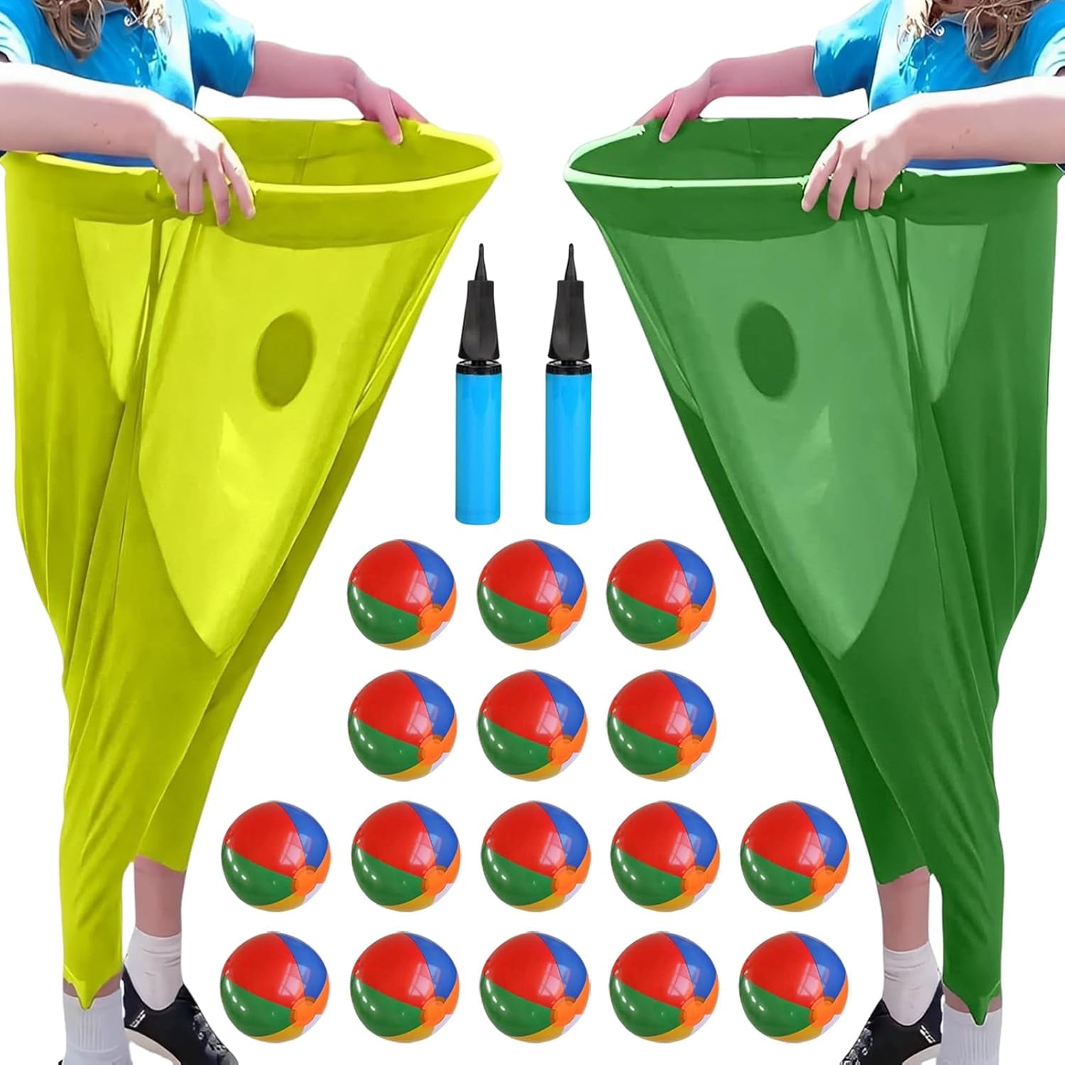 Granny Pants Yard Game, 2025 New Granny Pants Outdoor Game with Bouncy Balls, Giant Outdoor Games for Adults and Family, Funny Party Yard Games