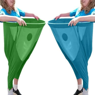 Granny Pants Yard Game Set (2-Pack) - Giant Oversized Pants With Bouncy Balls For Outdoor Party Games, Team Relay, Family Reunions