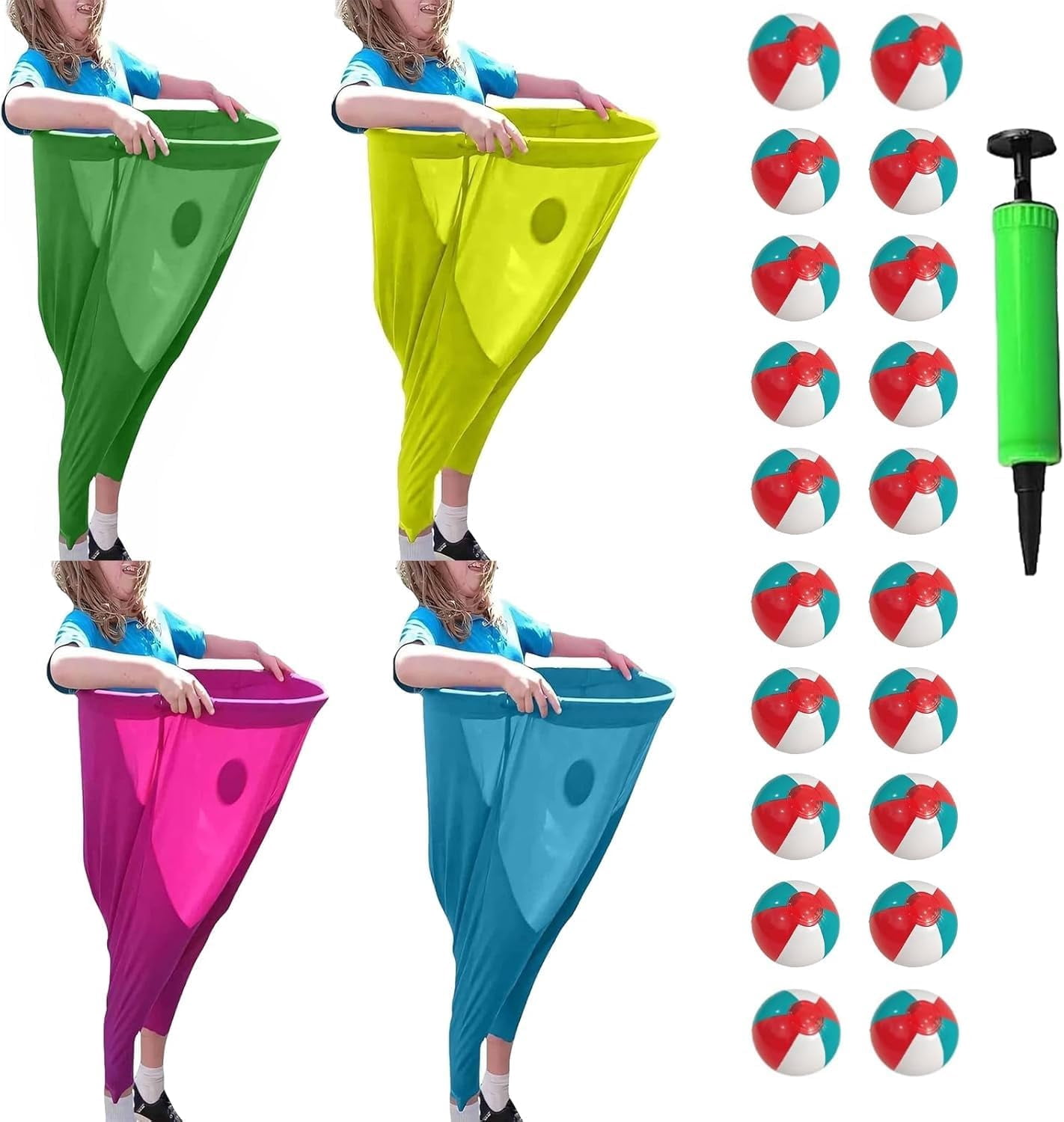 Granny Pants Yard Game, Big Granny Pants Yard Games with Bouncy Balls - The Ultimate Backyard Party Game! Granny Pants Giant Outdoor Recreational Tossing Games for All Age