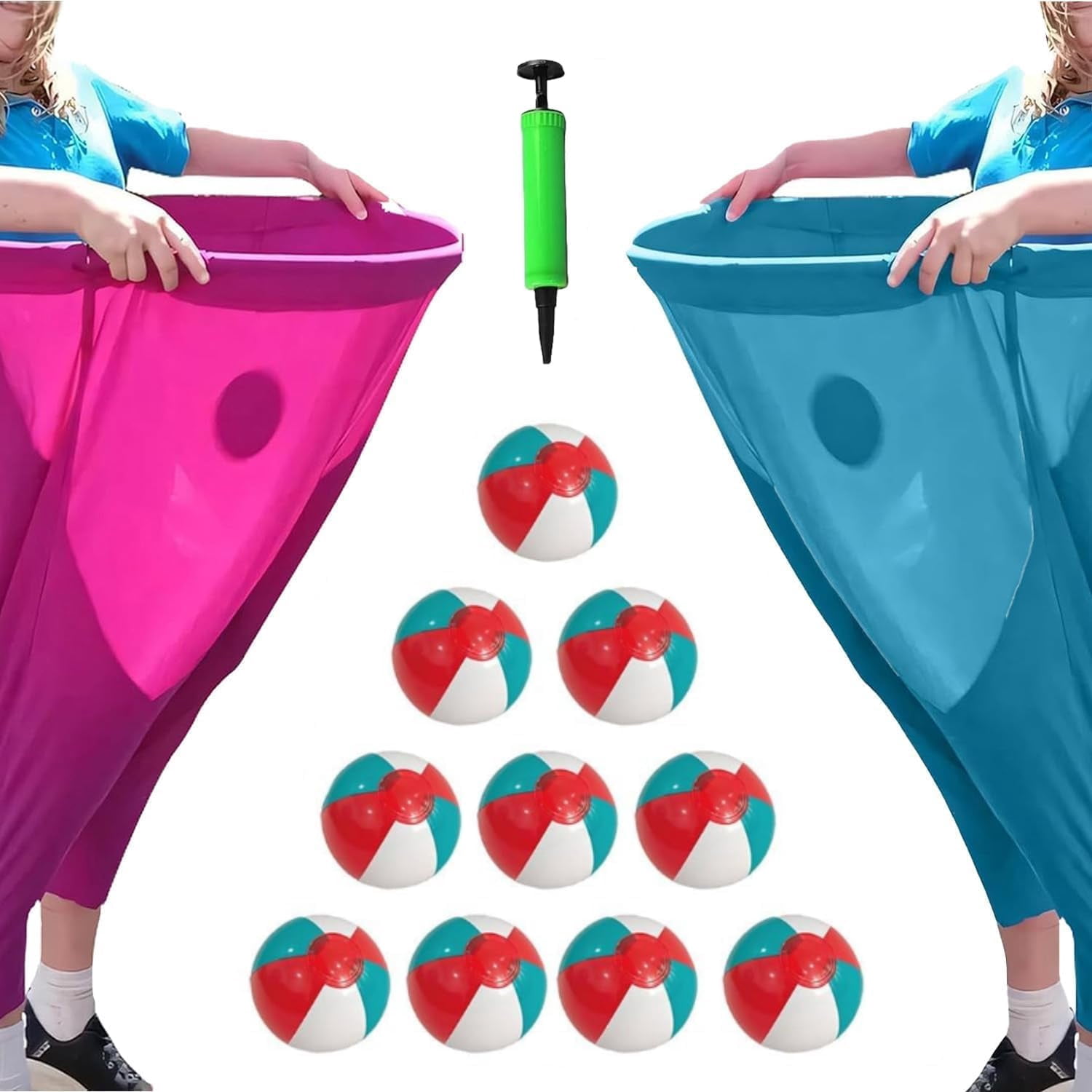 Granny Pants Yard Game, Big Granny Pants Yard Games with Bouncy Balls - The Ultimate Backyard Party Game! Granny Pants Giant Outdoor Recreational Tossing Games for All Age