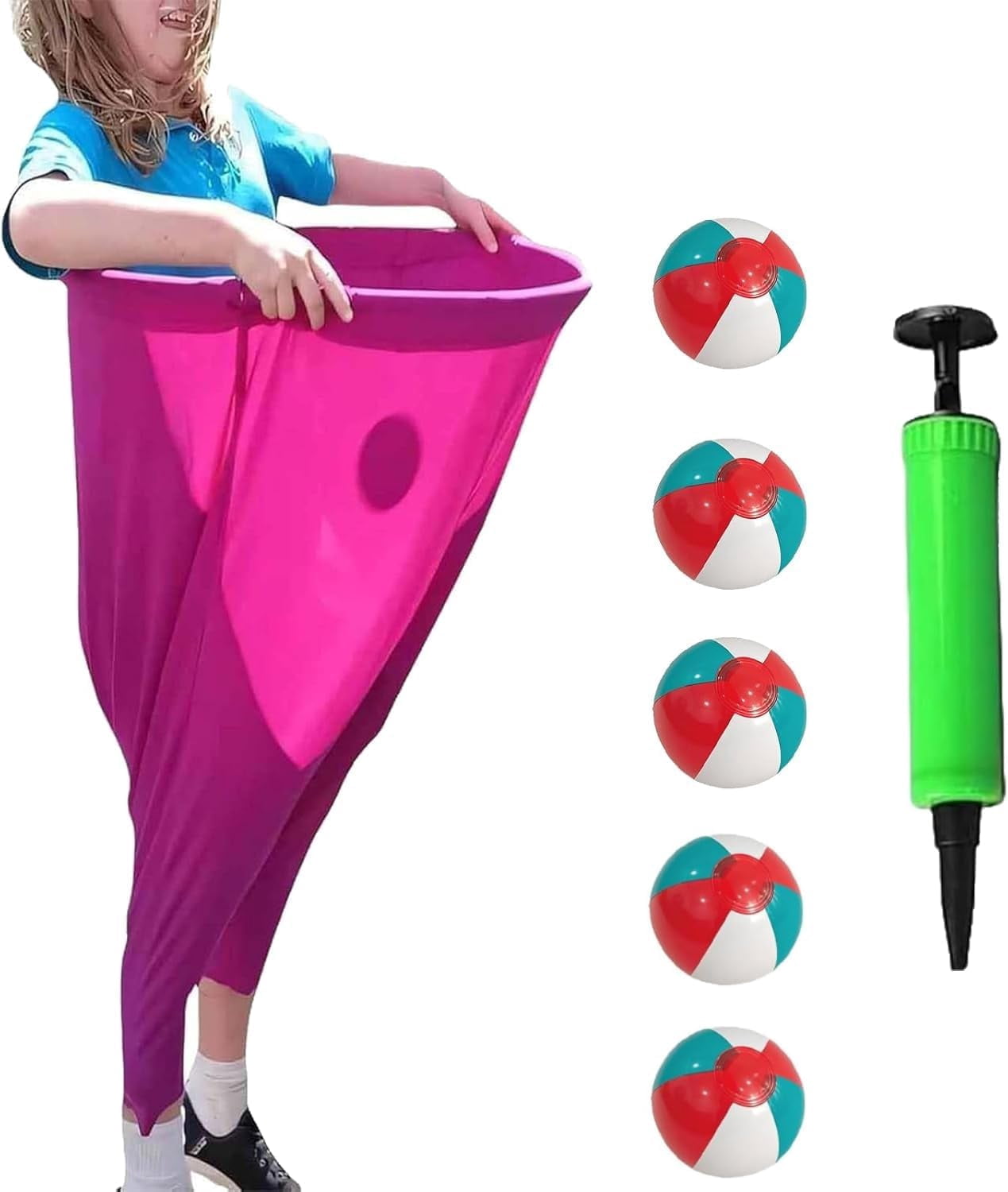 Granny Pants Yard Game, Big Granny Pants Yard Games with Bouncy Balls - The Ultimate Backyard Party Game! Granny Pants Giant Outdoor Recreational Tossing Games for All Age