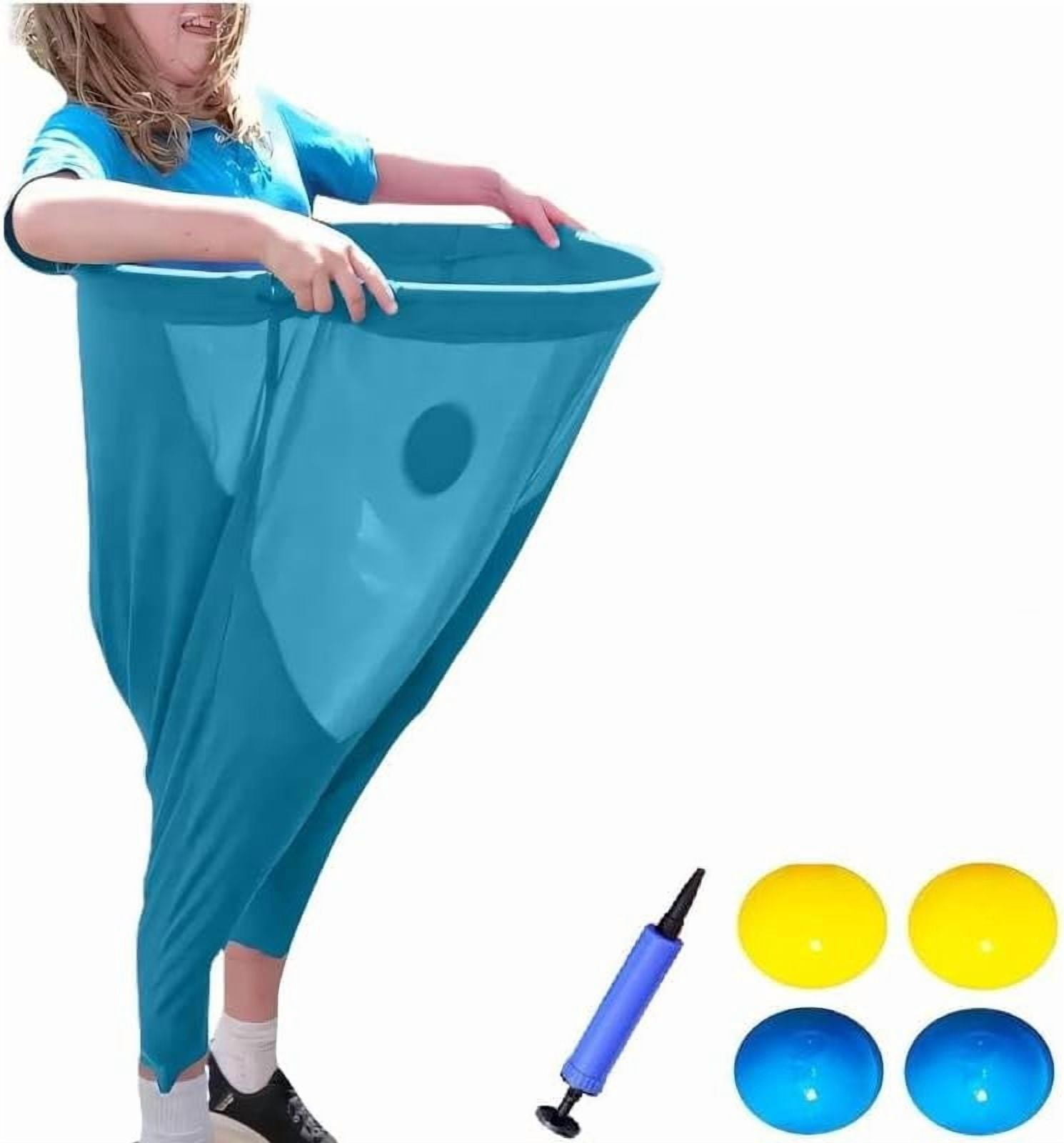 Granny Pants Yard Game: Granny Pants Outdoor Game for Adults Kids, 2Pcs Super Gaint Pants Challenge Games with 8 Bouncy Balls & 2 Pumps, The Ultimate Backyard Party Family Reunion Field Day Games