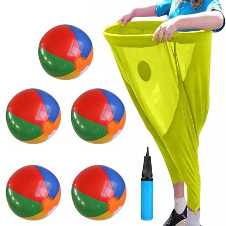 Granny Pants Yard Game, Granny Pants Outdoor Game with Bouncy Balls, Granny Pant Party Rush! - The Ultimate Backyard Party Games! Team Relay Family Reunion Field Games Set