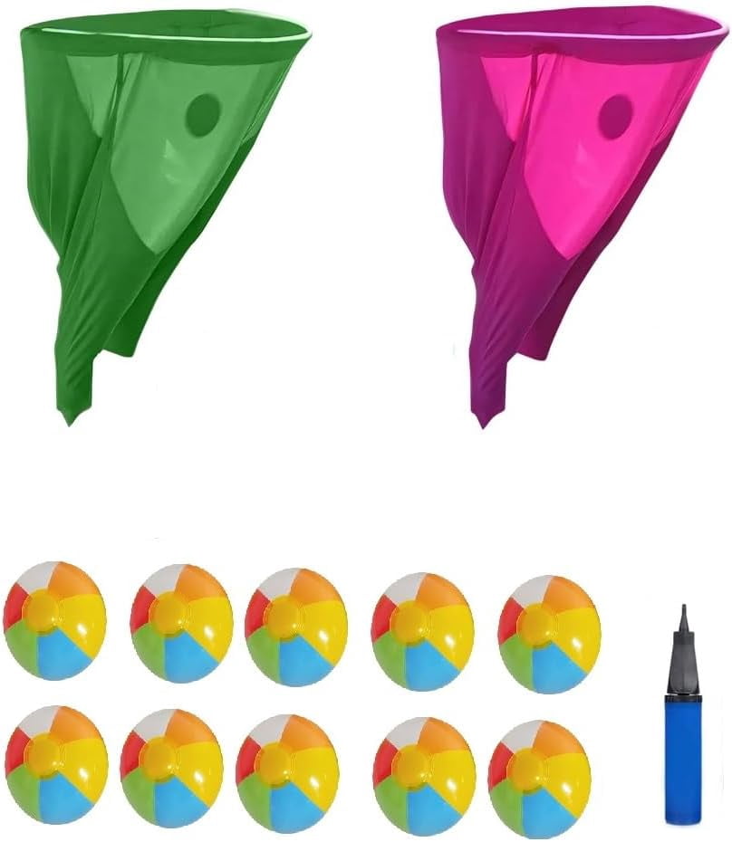 Granny Pants Yard Game Sets for Adults, Giant Granny Pants Outdoor Games with Bouncy Balls & Cones, Super Pant Challenge Game, Family Reunion Party, Backyard Games, Field Day Fun