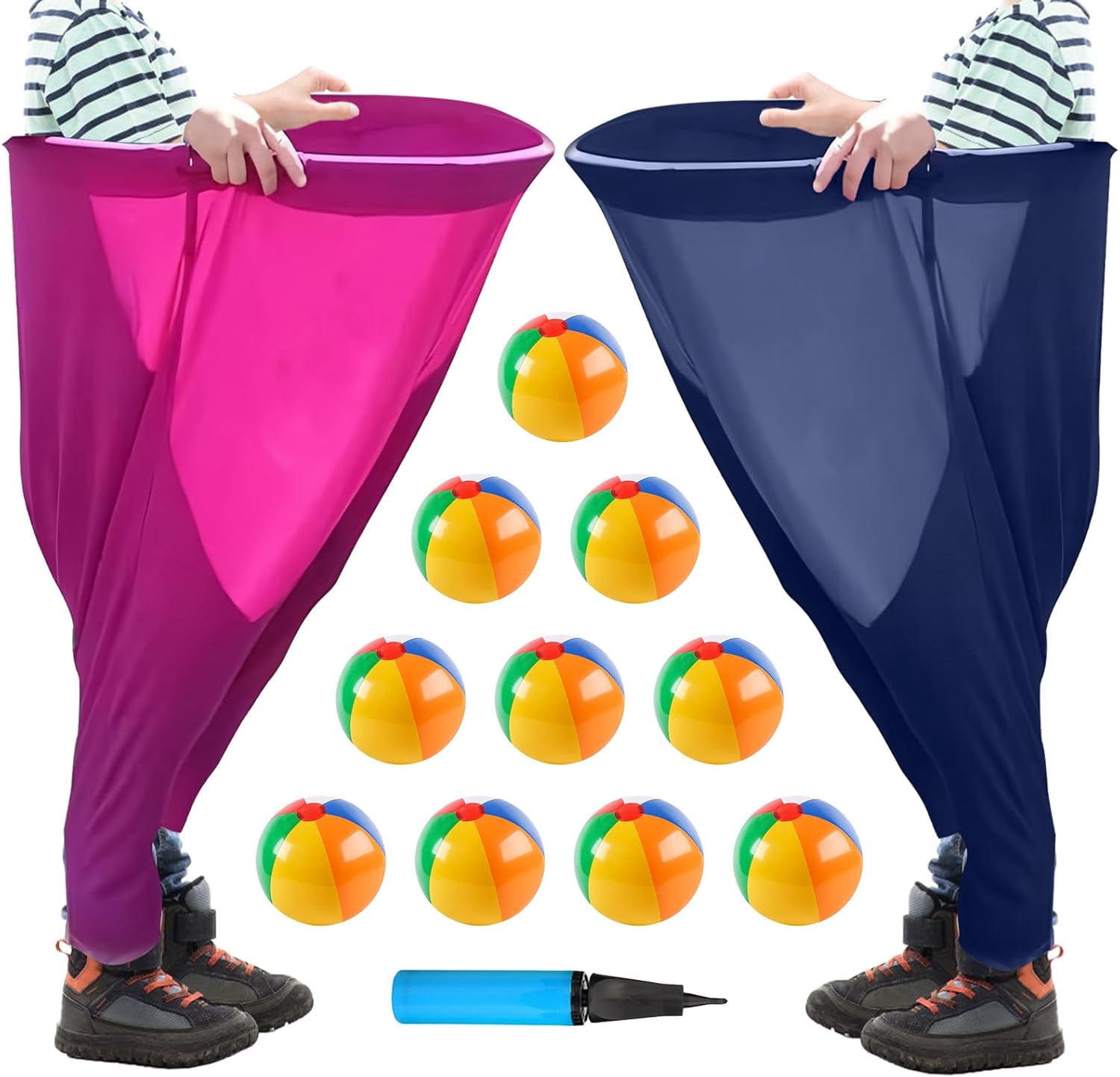 Granny Pants Yard Game for All Age - Giant Outdoor Tossing Game with Bouncy Balls, Backyard Party & Team Building Activity for Groups