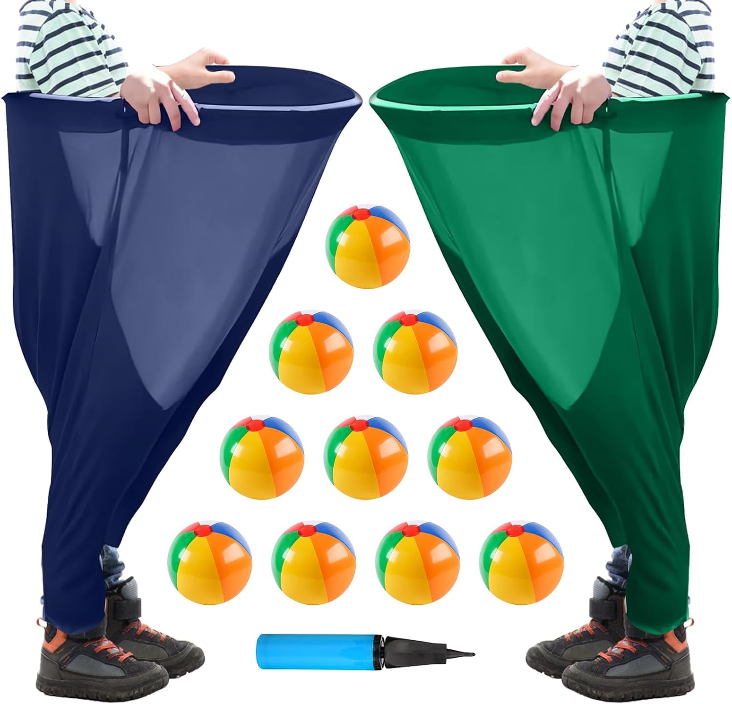 Granny Pants Yard Game for All Age - Giant Outdoor Tossing Game with Bouncy Balls, Backyard Party & Team Building Activity for Groups