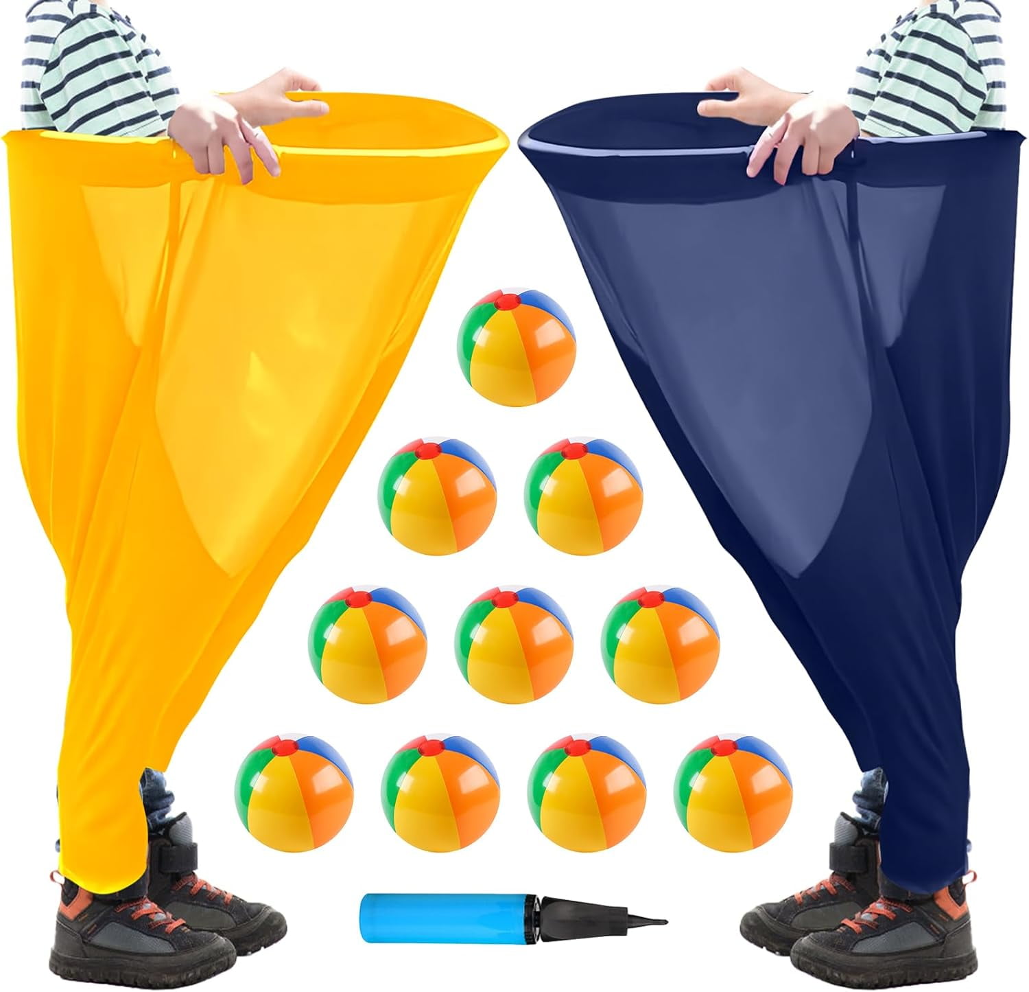 Granny Pants Yard Game for All Age - Giant Outdoor Tossing Game with Bouncy Balls, Backyard Party & Team Building Activity for Groups