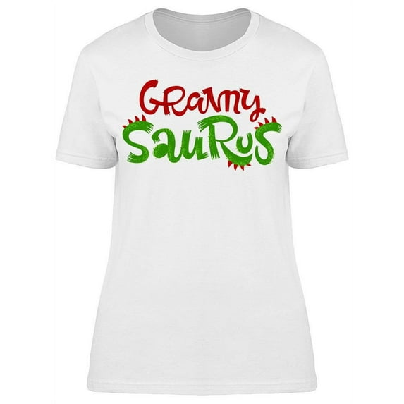 Granny Saurus Quote Fun Dinosaur T-Shirt Women -Image by Shutterstock, Female Large