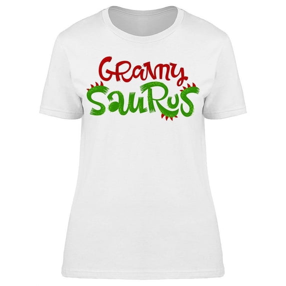 Granny Saurus Quote Fun Dinosaur T-Shirt Women -Image by Shutterstock, Female Small