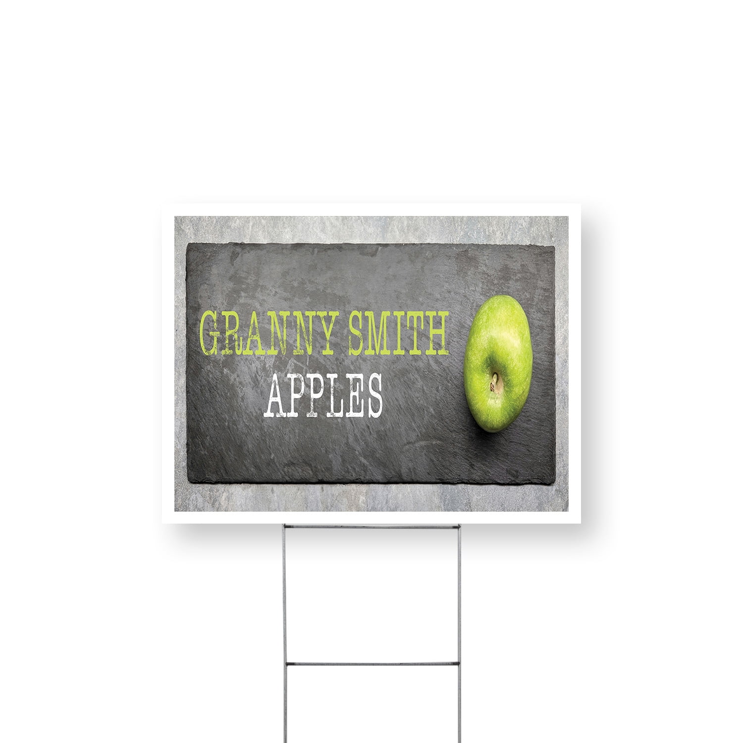 Granny Smith Apples Yard Sign 18 Inch x 24 Inch Double Sided ...