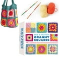 thumbnail image 1 of Granny Square Card Crochet Pattern Card Kit 50 Designs Mix And Match Crochet Design Companion For Handmade Projects Visual Crochet Guide On-The-Go, 1 of 9