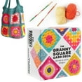 thumbnail image 1 of Granny Square Card Crochet Pattern Card Kit 50 Designs Mix And Match Crochet Design Companion For Handmade Projects Visual Crochet Guide On-The-Go, 1 of 9