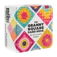 thumbnail image 1 of Granny Square Crochet Card Deck 50 Pcs Mix & Match Designs for Knitting Crochet Board Craft Lovers, 4.52x2.71x4.52 Inch, A, 1 of 9