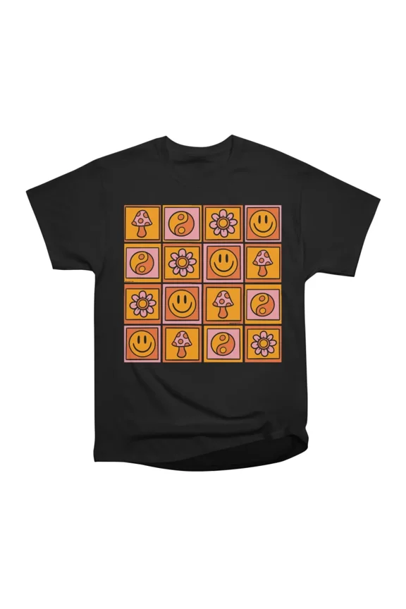 Granny Square Pattern T-Shirt Tee Gift For Him Merch For Her Apparel For Friend