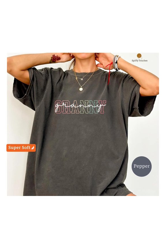 Granny TShirt Grandma Shirt Motheramp39s Day Gift Grandmother Family Gift Nana T Shirt Aun