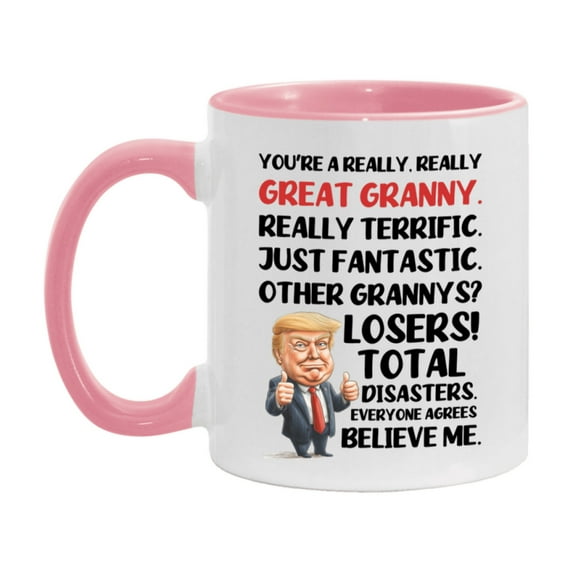 Granny Trump Mug, Funny Gift Idea For Granny, 11Oz Or 15Oz Ceramic Coffee Cup