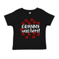 thumbnail image 1 of Granny Was Here Toddler T-Shirt 3T Black, 1 of 3