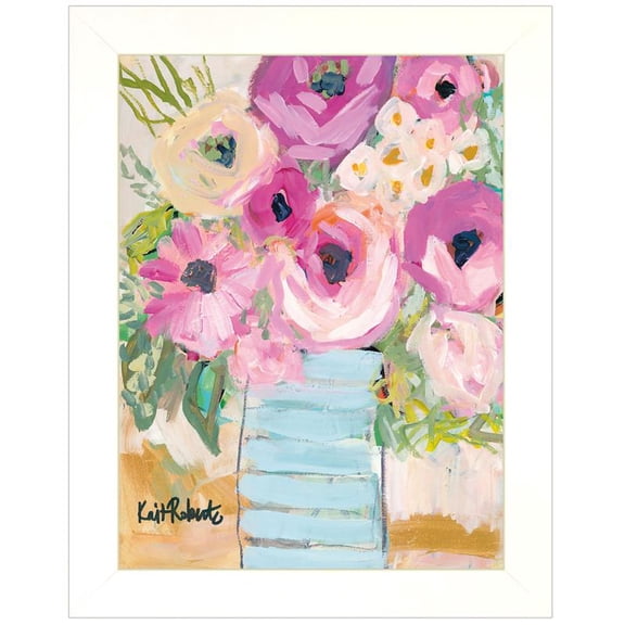 Grannys Visit by Kait Roberts Printed Wall Art Wood Multi-Color