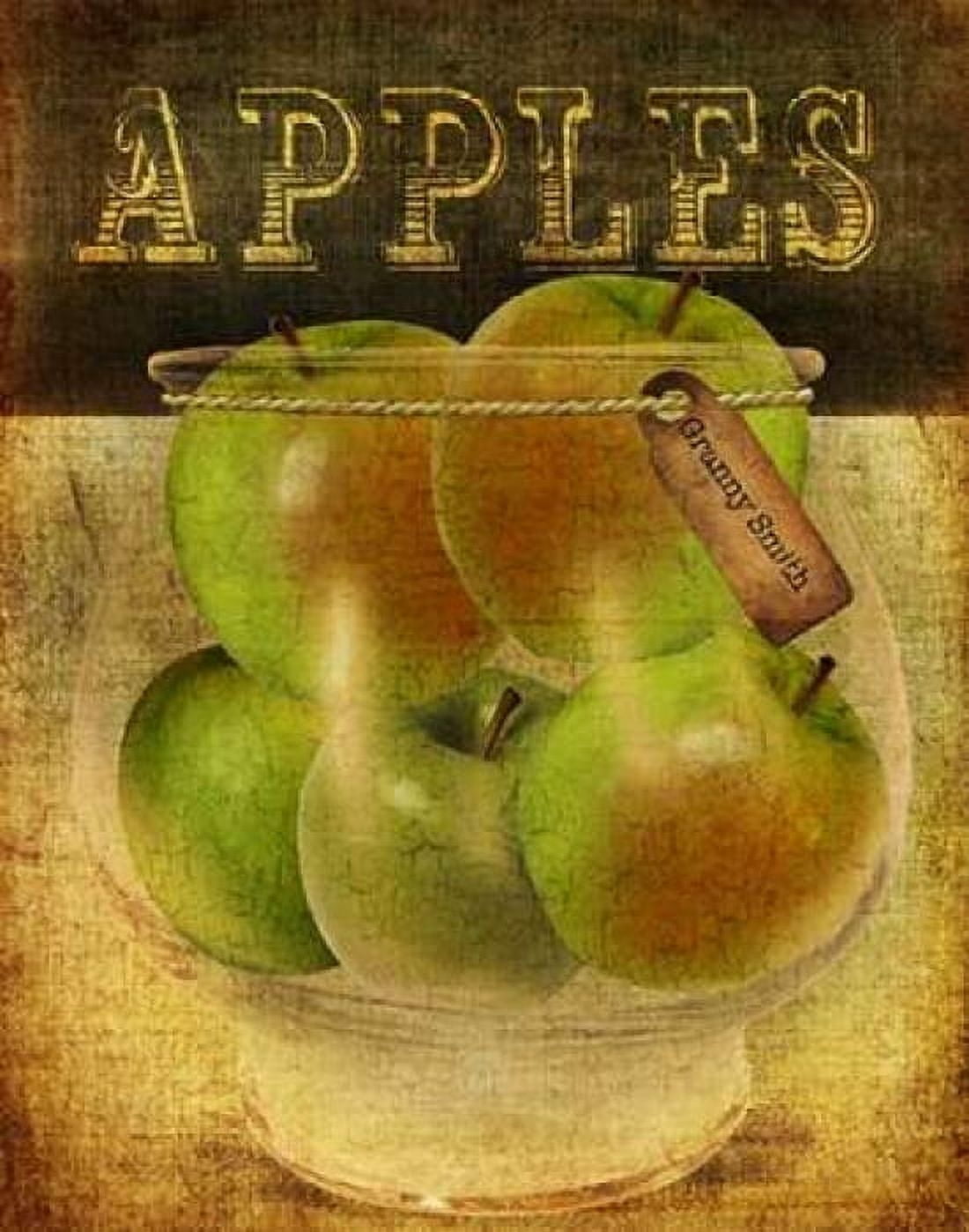 Grannysmith Apples Canvas Art - Beth Albert (22 x 28)