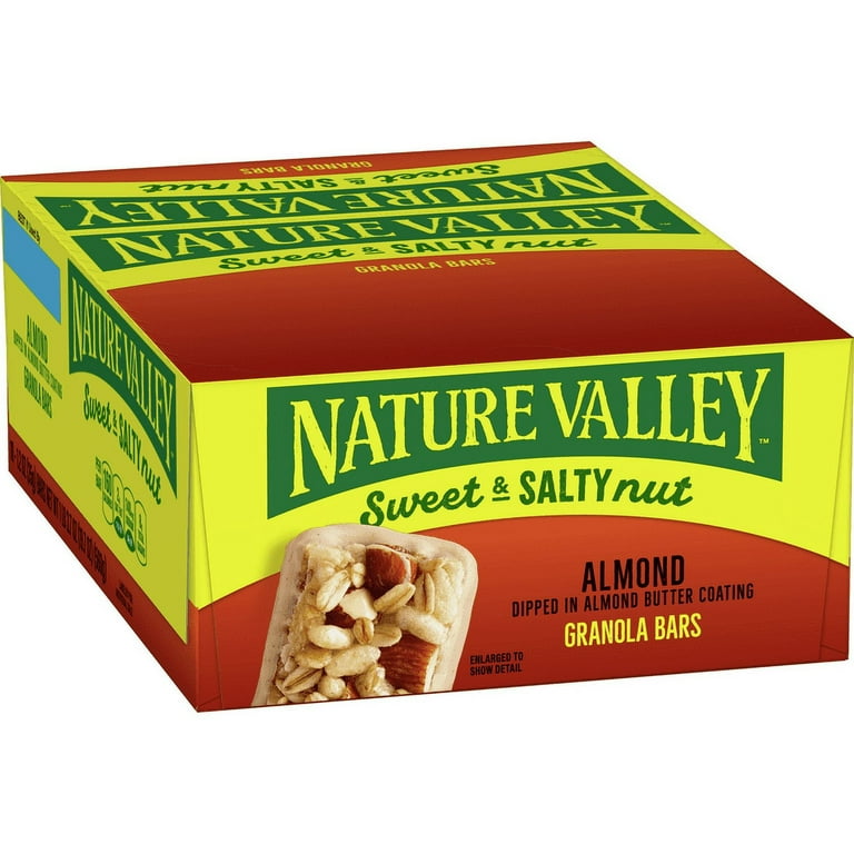 Granola Bars, Sweet and Salty Nut Almond Cereal, 1.2 oz Bar, 16/Box Granola Bars, Sweet and Salty Nut Almond Cereal, 1.2 oz Bar, 16/Box