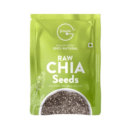 Granola Chia Seeds 500Gm - Non-Gmo | Seeds For Eating | Rich In Omega -3 And Fibre | Keto Diet Snacks