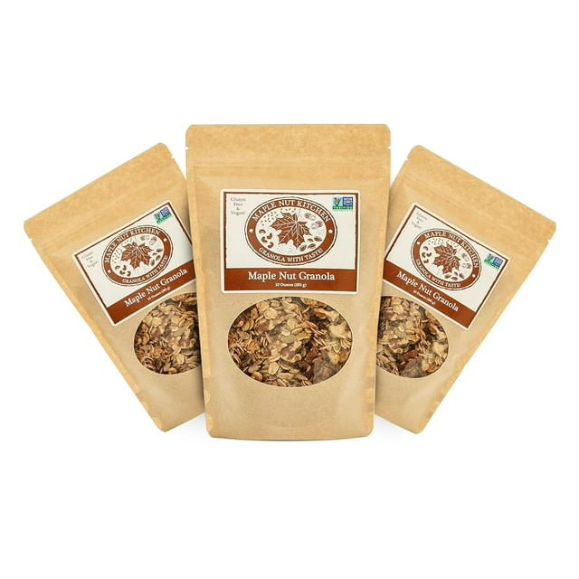 Granola GlutenFree & Vegan Simple Goodness with Wals and Syrup 3Pack