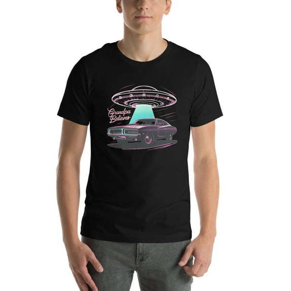 Granpa Believes In Vintage Cars Grandad, Grandpa Shirt (S)