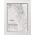 thumbnail image 1 of Grant 11x14 White Modern Wood Framed Museum Art Print Titled - Florida State Railway and Counties - Grant 1889, 1 of 4